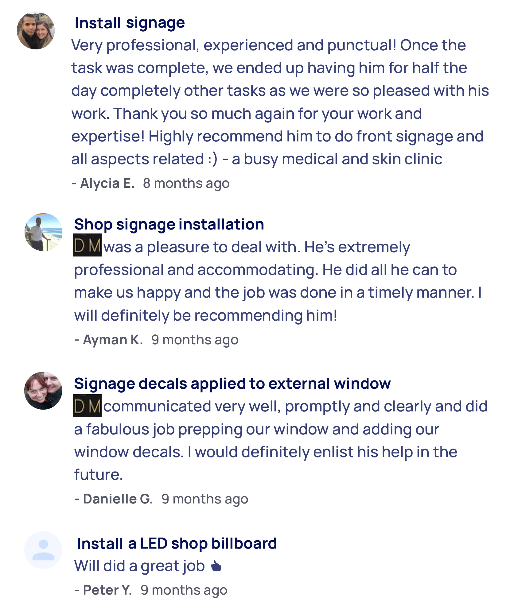 CLIENTS SAY